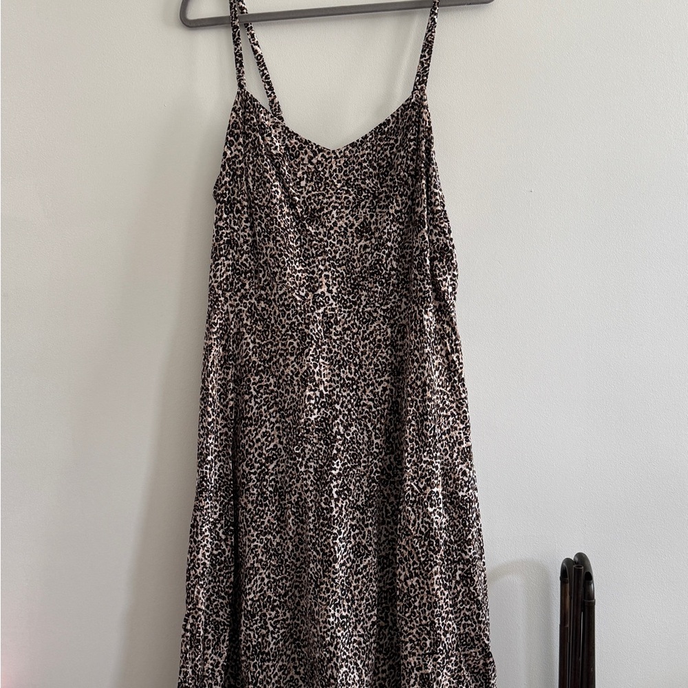 Leopard Print Dress old navy XLT